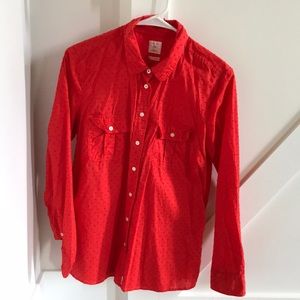 Gap Long Sleeve Button Down Top